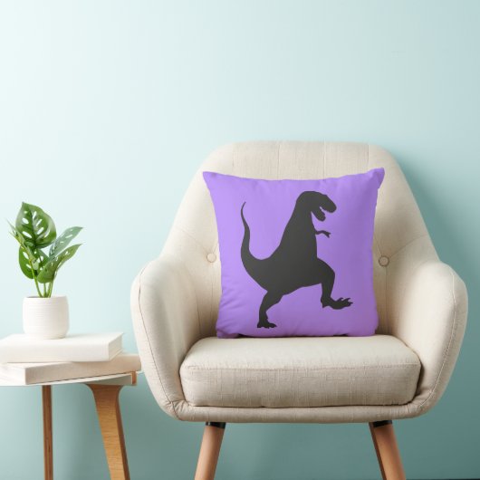 Coussin de dinosaure pourpre (Chaise)