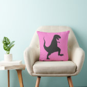 Coussin de dinosaure rose (Chaise)
