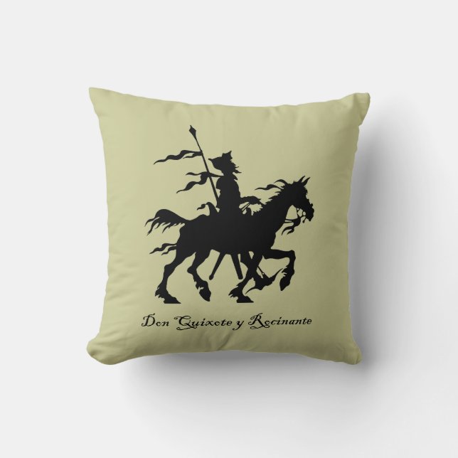 Coussin de Don don Quichotte y Rocinante (Recto)