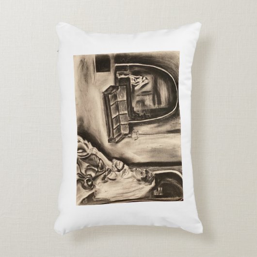 Coussin de douche de mariée gothique (Devant(Vertical))