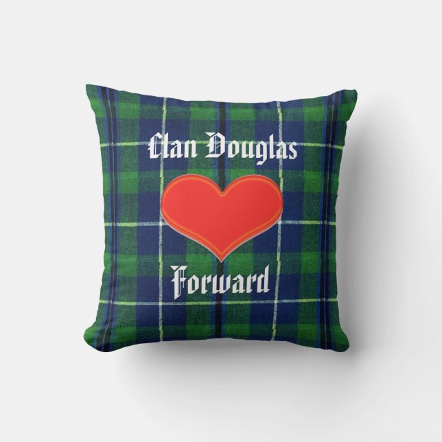 Coussin de Douglas de clan avec Archibald le (Recto)