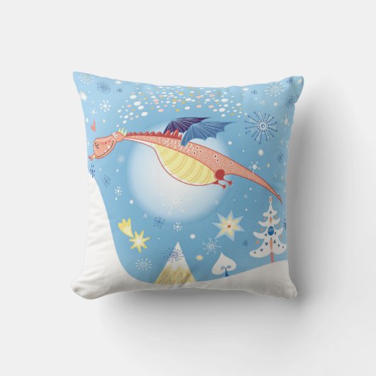 Coussin de dragon ailé (Recto)