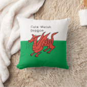 coussin de dragon gallois lancer pillow rouge drag (Couverture)