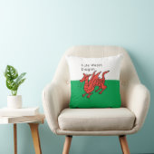 coussin de dragon gallois lancer pillow rouge drag (Chaise)