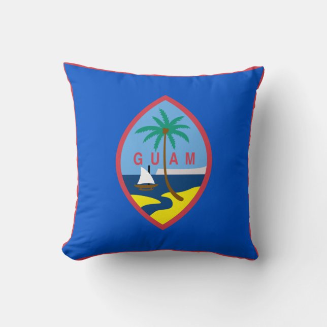 Coussin de drapeau de la Guam (Recto)