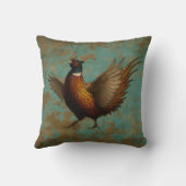 Coussin de faisan - Faisan faisant le beau ! (Verso)