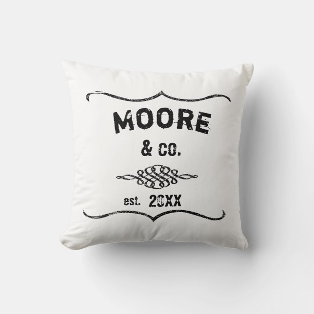 Coussin de famille personnalisé (Recto)