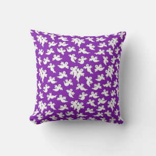Coussin de fantômes volants violets