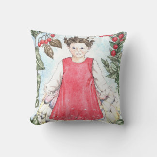 Coussin de fée de l'hiver mignon