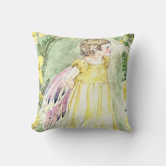 Coussin de fée mignon du printemps (Recto)