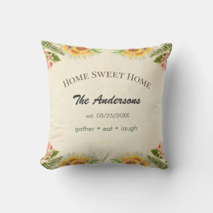 Coussin de Ferme Personnalisé avec Nom de Famille 
