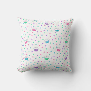 Coussin de fête d'anniversaire blanc
