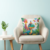  Coussin de fête T-Rex pour enfants (Chaise)