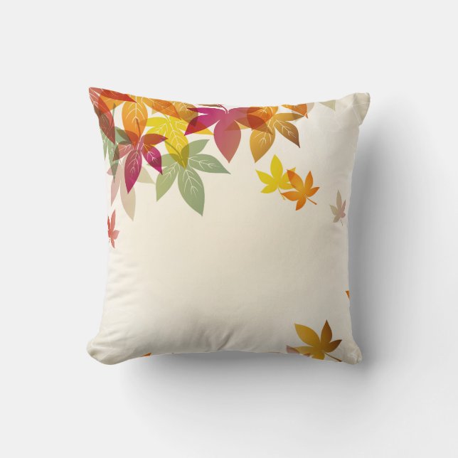 Coussin de feuille d'automne (Recto)