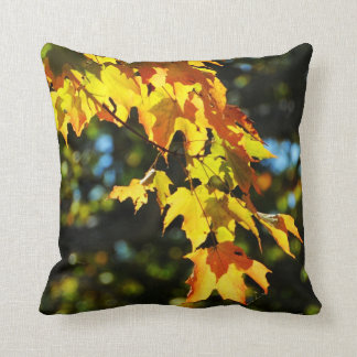 Coussin de feuille d'automne