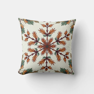 Coussin de feuilles d'érable d'automne