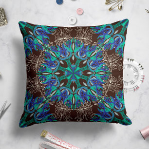 Coussin de fleur céleste au chocolat
