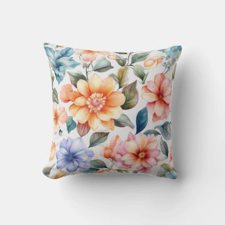 coussin de fleurs