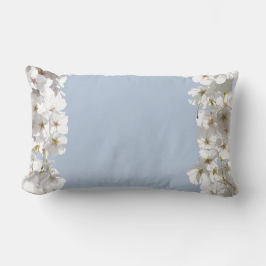 Coussin de fleurs blanches Coussin de fleurs blanc (Recto)