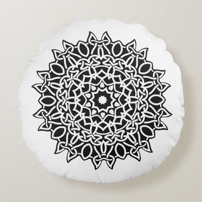 coussin de fleurs célestes (Devant)