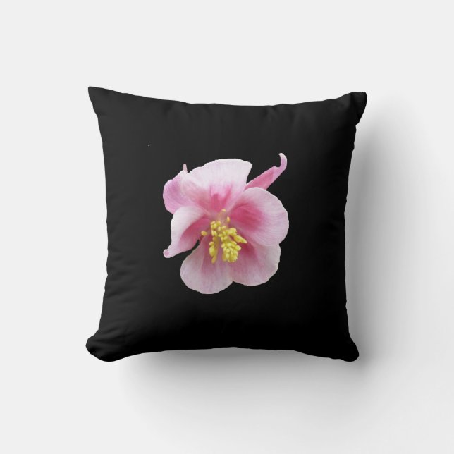 Coussin de fleurs Columbine (Recto)
