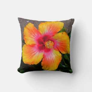 Coussin de fleurs de feu