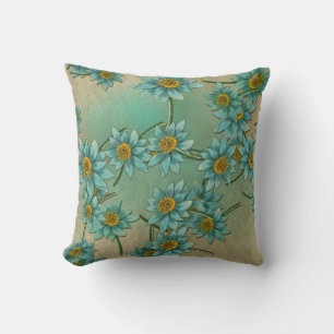 Coussin de fleurs de printemps brillant - coloré A