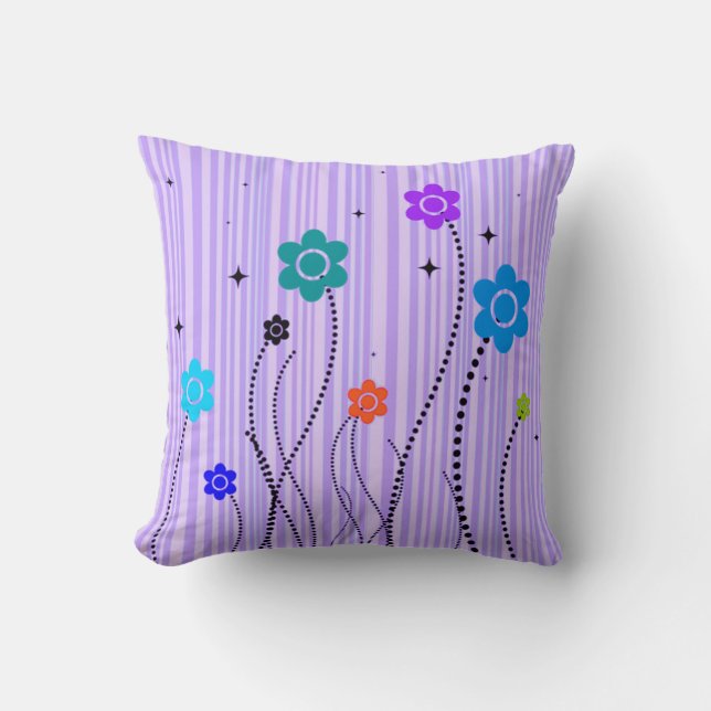 Coussin de fleurs en croissance (lavande) (Recto)