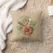 Coussin de fleurs en cuir (Couverture)