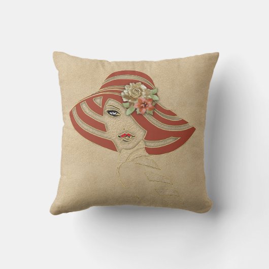 Coussin de fleurs en cuir (Verso)