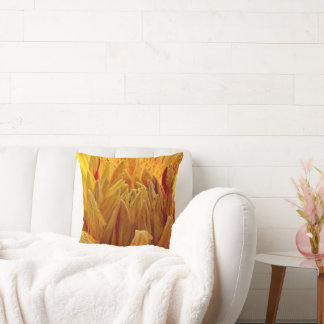 Coussin de fleurs jaunes