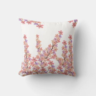 Coussin de fleurs printanières
