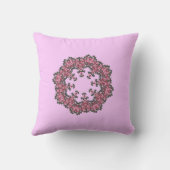 Coussin de fleurs roses (Verso)