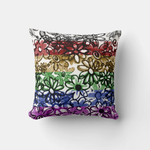 Coussin de fleurs sèches