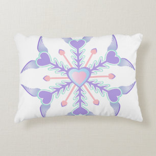 Coussin de flocon de neige de Kawaii