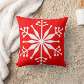 Coussin de flocon d'hiver pour le Festive Home. (Couverture)