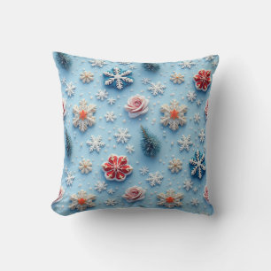 coussin de flocons de neige