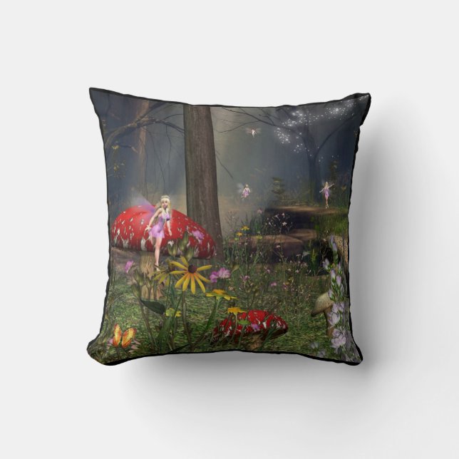 Coussin de forêt de féerie (Recto)