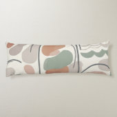 Coussin de forme organique abstraite Boho - Terres (Dos)