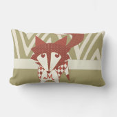 Coussin de Fox Stylisé Monogrammé (Recto)