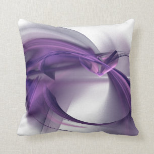 Coussin de fractale de Purple Heart