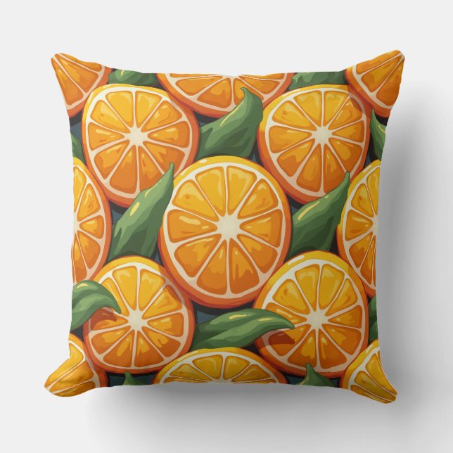 Coussin de fruits orange (Recto)