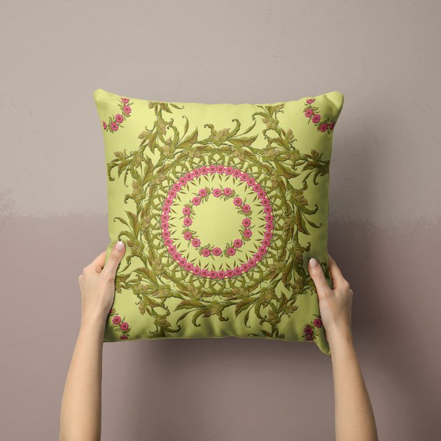 Coussin de germes floraux en jaune (Créateur téléchargé)