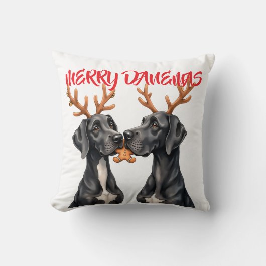 Coussin de Grand Danois époustouflant (Recto)