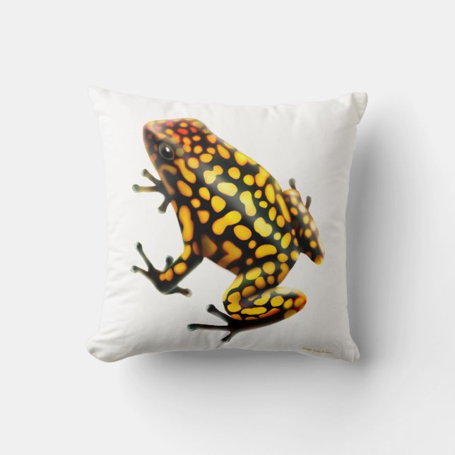 Coussin de grenouille de dard de poison de (Recto)