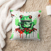 Coussin de grenouille tropicale - prince de grenou (Couverture)