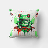 Coussin de grenouille tropicale - prince de grenou (Verso)