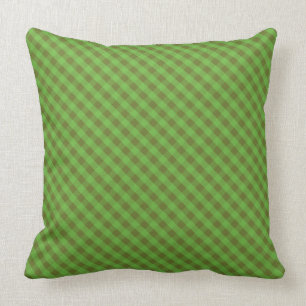 Coussin de guingan de contrôle de vert de style