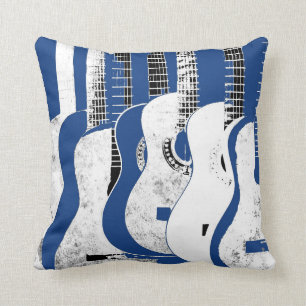 Coussin de guitare de bleu de cobalt