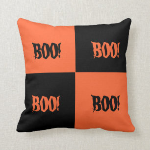 Coussin de Halloween de bloc de couleur